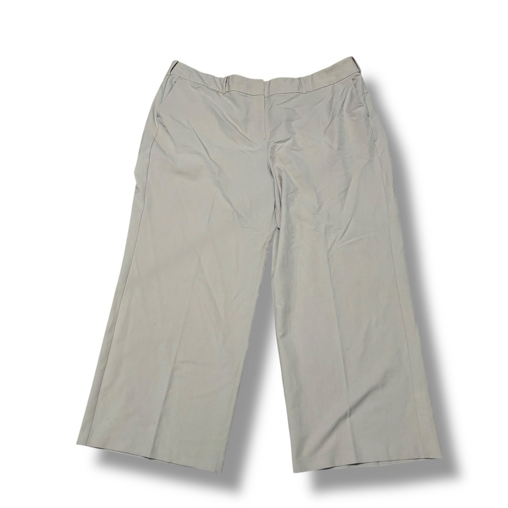 NWT Lane Bryant Pull On Ponte Knit Pant Straight Leg Career Work Size 24 - 48x32